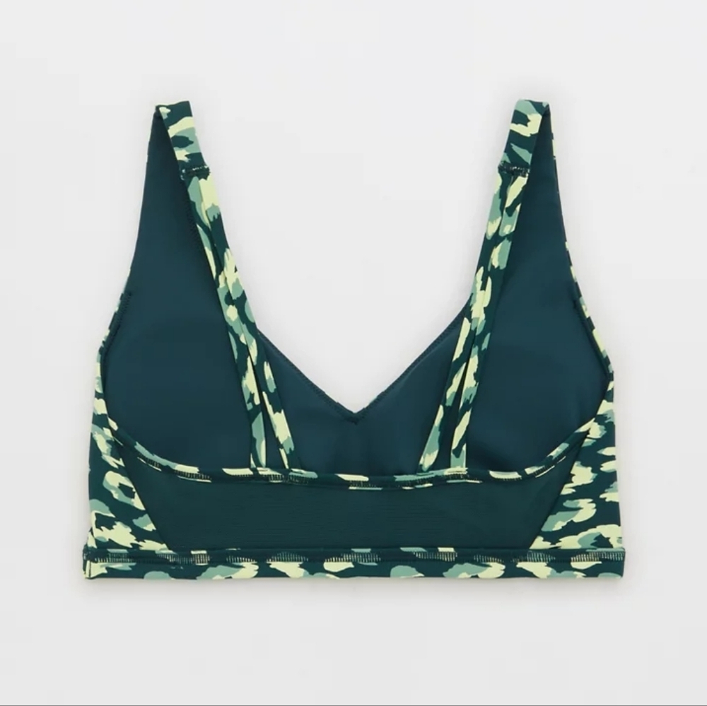 OFFLINE By Aerie 🪲 Goals Plunge Sports Bra SIZE S - Picture 5 of 8